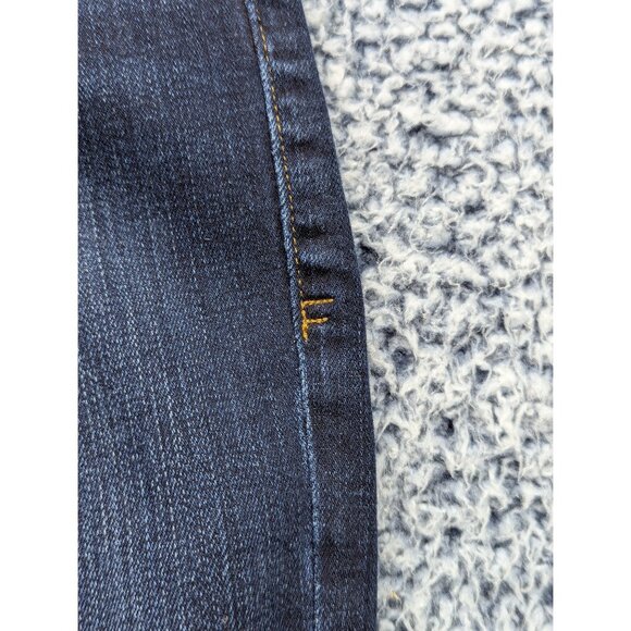 Frame Denim Le Skinny De Jeanne Jeans Size 31 Crop Ankle Wellington Dark Wash - Picture 8 of 14